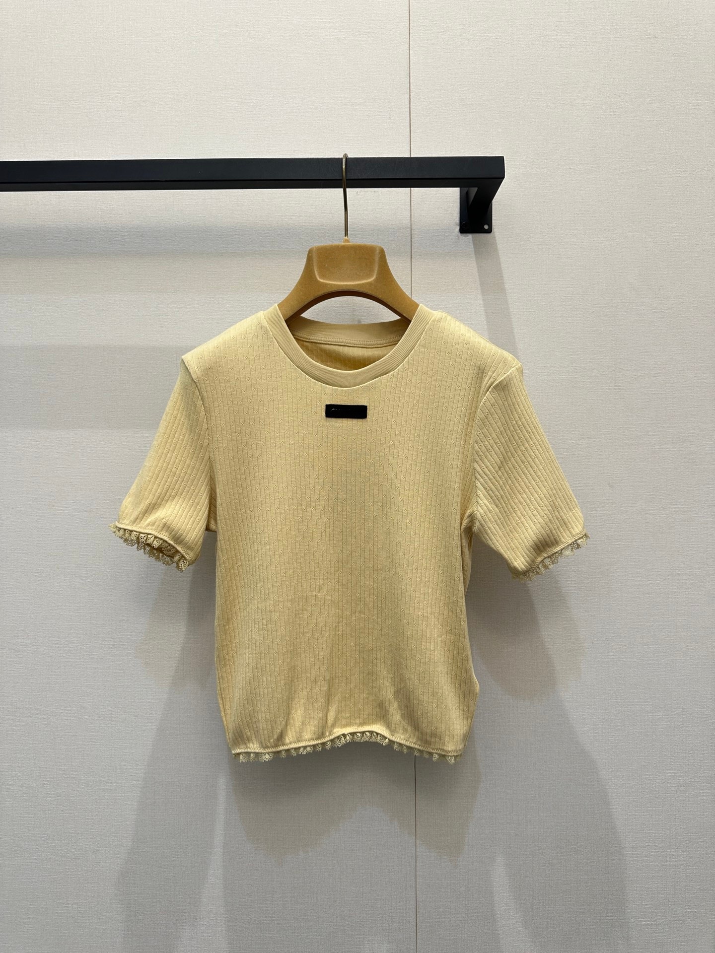 Milan Runway Women's Knits 2026 New Spring Summer Fashion Designer Tees Brand Same Style Tops 0502-1
