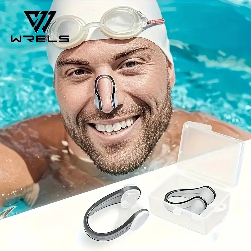 2 Pcs Swimming Nose Clip Professional Swimming Training Anti-choking Comfortable Waterproof and Non-slip Nose Clip 260430