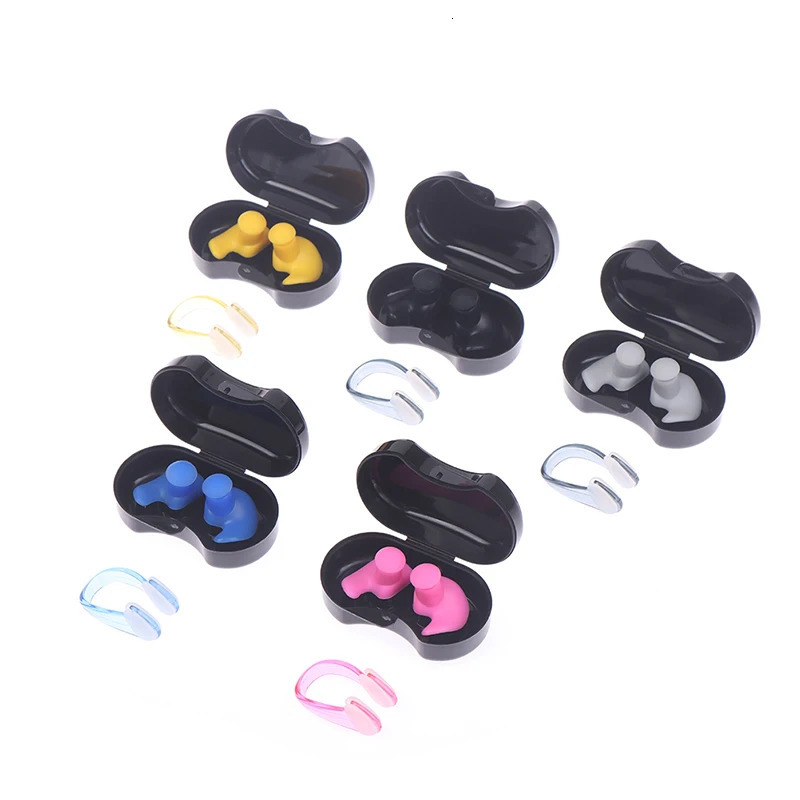 MAX-66 Summer Swimming Earplugs Nose Clip Silicone Waterproof Diving Ear Plugs 260430