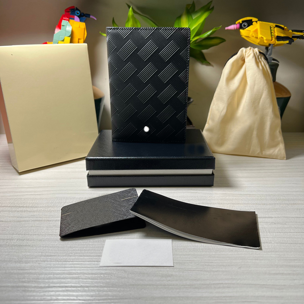 Men's travel passport holder luxury cardholder genuine leather multifunctional wallet brand original designer bag notebook backpack pocket hand