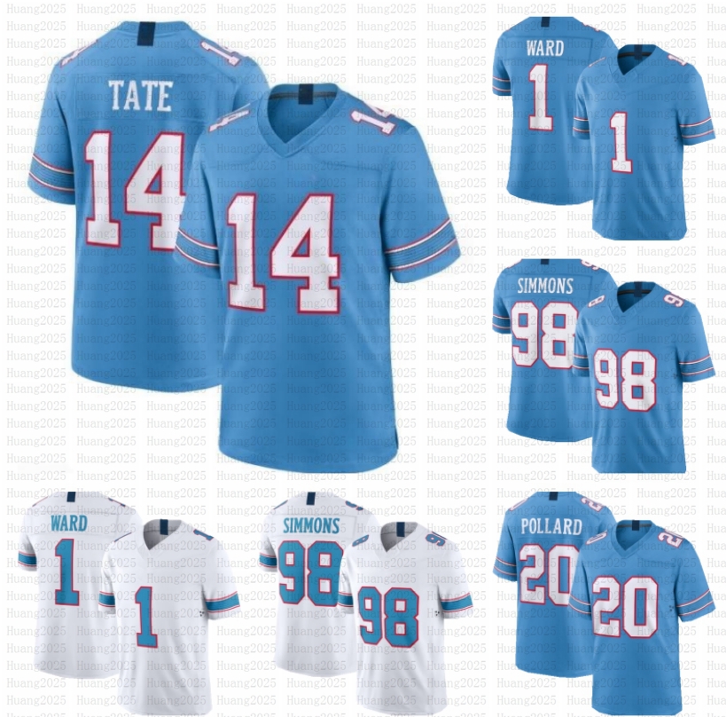 2026 New Tennessees city Titanss Jersey Carnell Tate Cameron Ward Jersey Titan jersey Football Calvin Ridley Jeffery Simmons Pollard-image-998907127