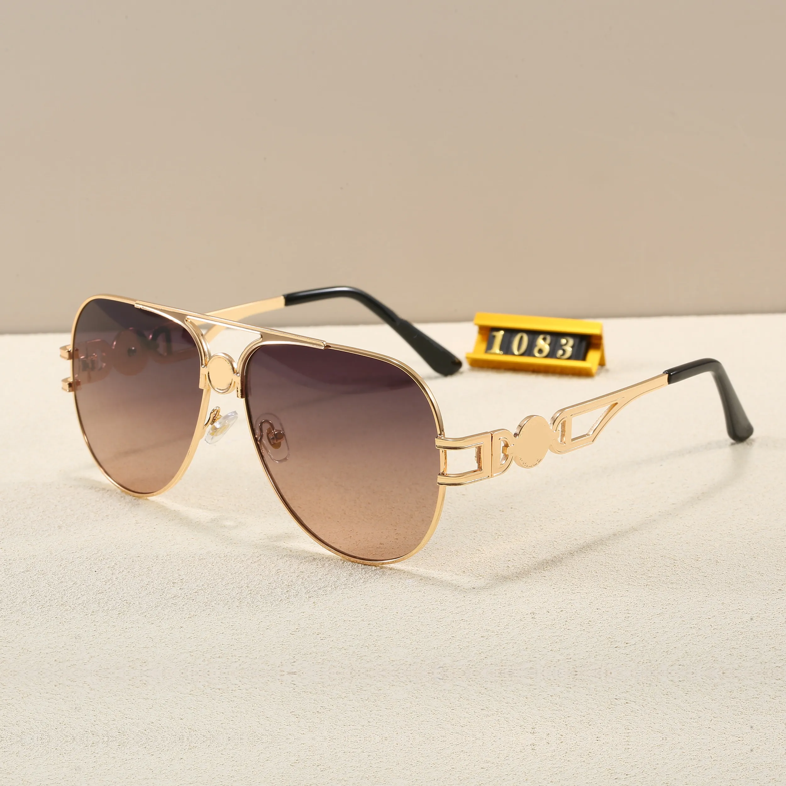 Sunglasses Designer Sunglass yeglass Rectangle Cat Eye Sunglasses Luxury Women Men Glasses Sun glass UV400 lens Unisex sun glasses 1083