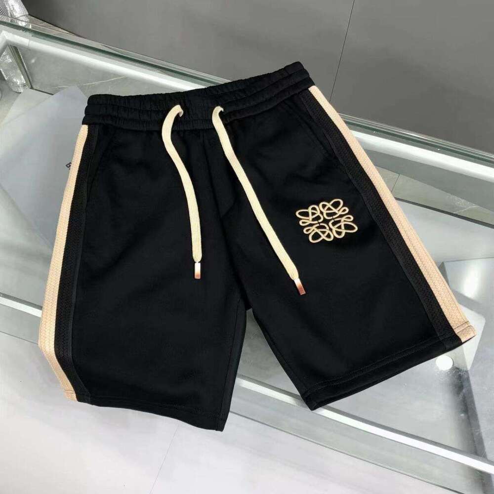 Designer 2026 European-style Trendy Brand Luxury Summer Shorts, Embroidered Floral Loose Straight-leg Sports Casual Sweatpants, Men's Shorts 6