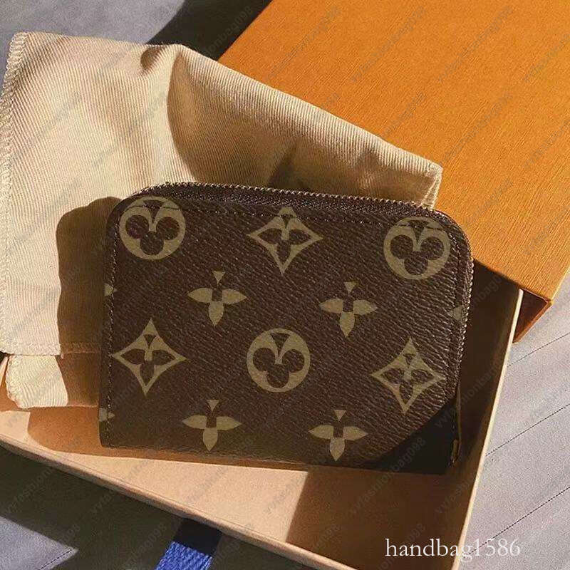 High Quality Designer Woman Wallet Card holder Luxury Short Wallets Women ladies with box flowers letters grid wholesale free shipping mini wallet 0