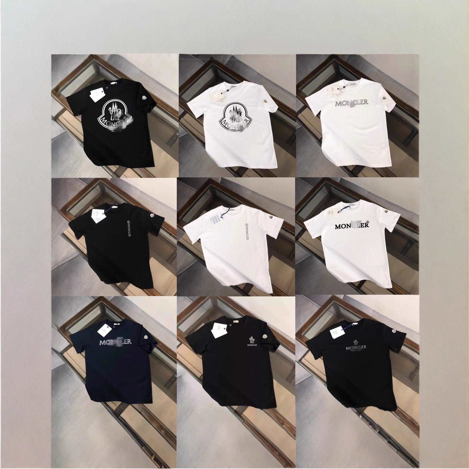 Luxury Brand Designer's New Embroidered Logo Print Short-sleeved Men's T-shirt, Casual And Versatile, Comfortable And Stylish.
