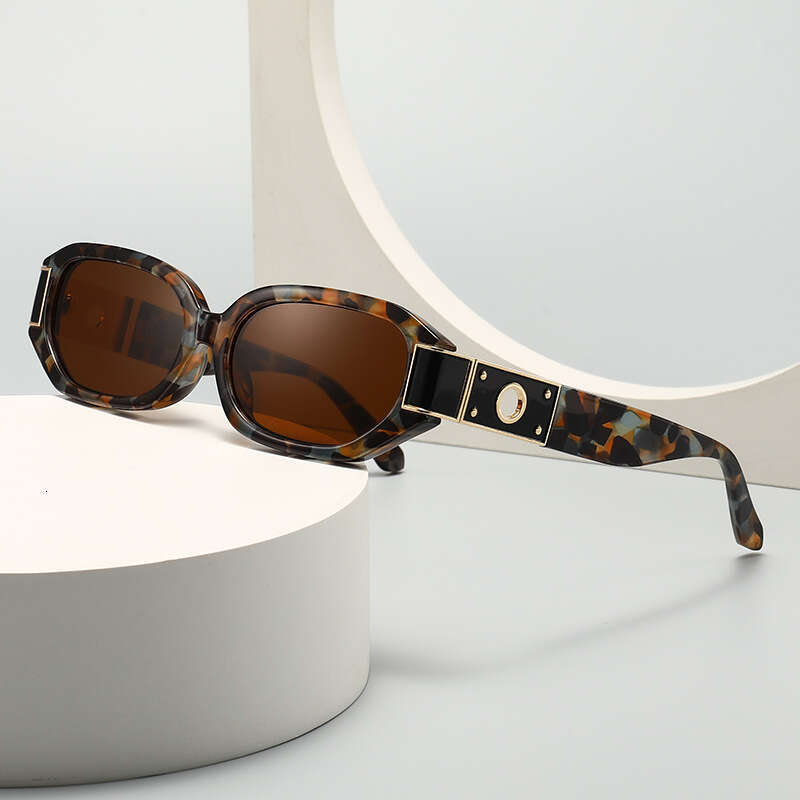 Y2K Rectangle sunglasses fashion for men square European and American street style trendy luxury, LH Glasses da sole per designer
