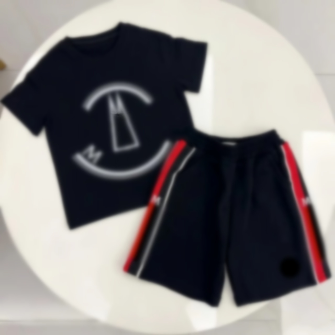 26 Hot Sales designer clothe boys tracksuit kids sets summer kid t shirt top child tshirts 2Pcs Jogging Suit Childrens Clothing Casual Sports Swetsu