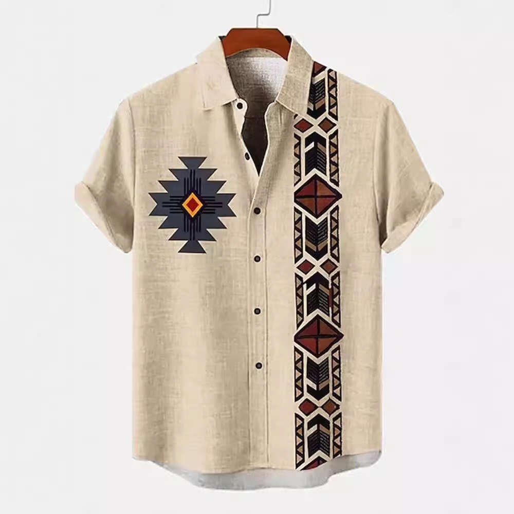 Designer 2026 Summer Men's Breathable Luxury 3D Printed Short Sleeve Shirt Top Hot Sale Fashion Style Free Shipping