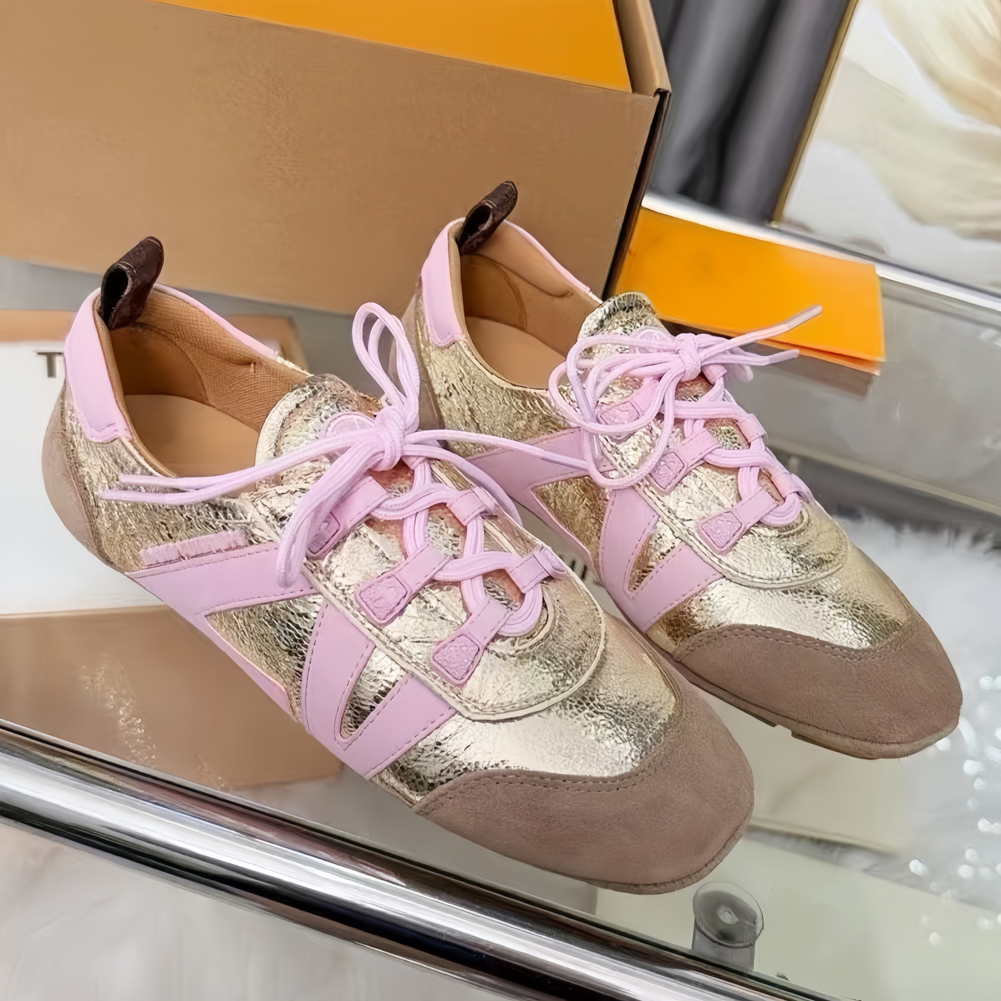 Classic Retro German training Summer Autumn sneakers Womans designer Casual shoes leather Ballet shoes Run Tennis Luxury sneakerina athletic trainer