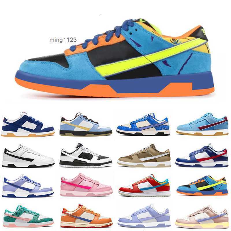 2025 Skate or Die Running Shoes LA Dodgers low Fruity Homer Simpson Pebbles Triple Pink Phillies Jackie Robinson Blueberry Medium Olive Trainer