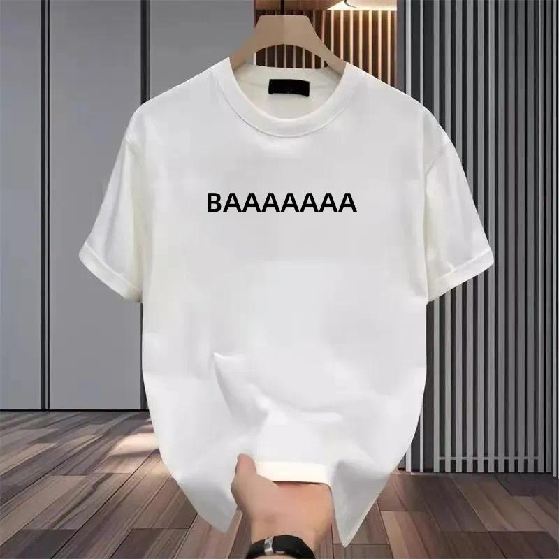 Mens designer t shirt womens tshirt fashion tshirts top oversized black shirts men's and women's T-Shirts classic letter print trendy summ