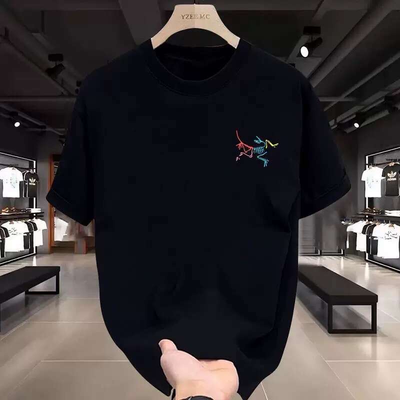 Designer 2026 High-quality Original Luxury Summer New Casual Half-sleeve Men's Trendy Loose European Style Simple T-shirt Free Shipping