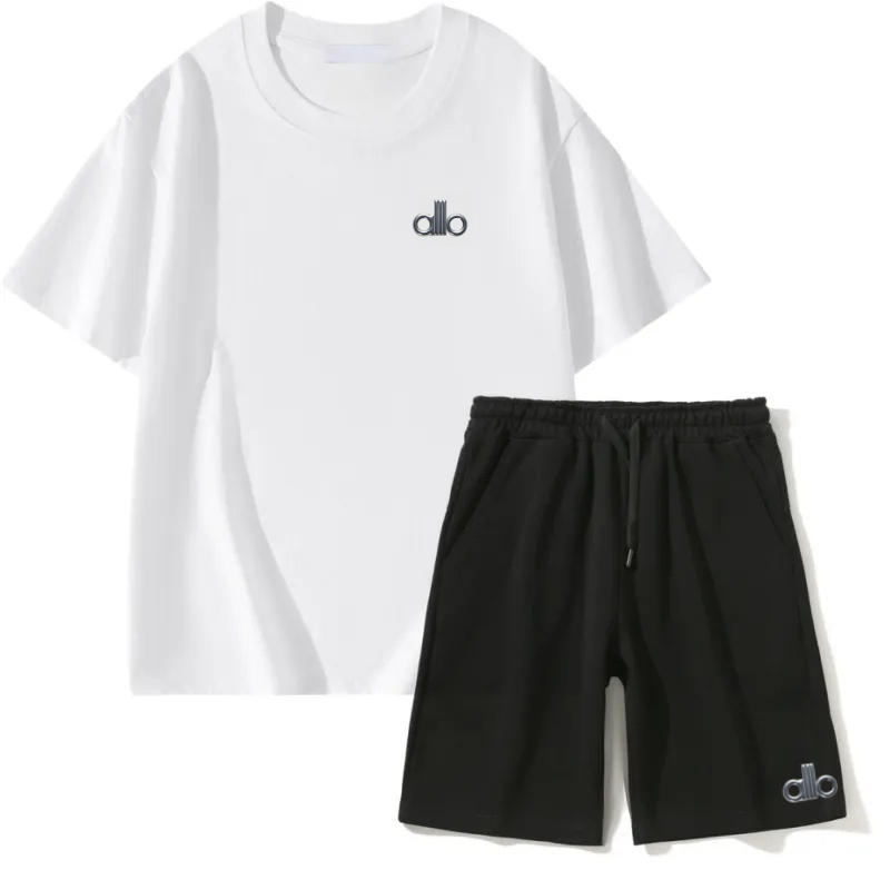 Survêtements de créateurs Costume de sport Mode Casual Hommes Femmes Pantalons de survêtement Sweat 2 pièces Ensemble T-shirt en coton Ensemble s