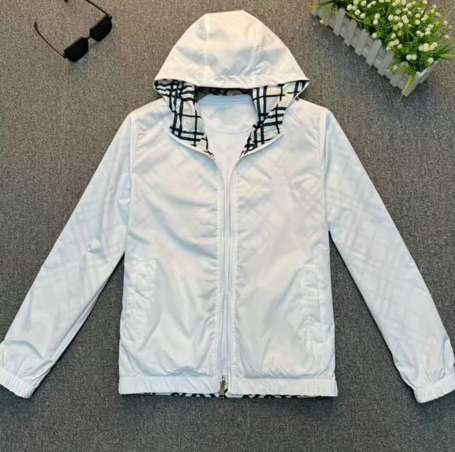 Spring Autumn Two sided Jacket Men's New Jackets Overcoat Clothing Luxury Classic High quality Men Casual Coat Top Outwear Women's Clothes