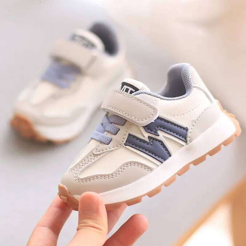 Children's Sports Toddler Breathable Non Slip Comfort Sneakers Lightweight Hook and Loop Soft Sole Running Casual Shoes 26Li0504