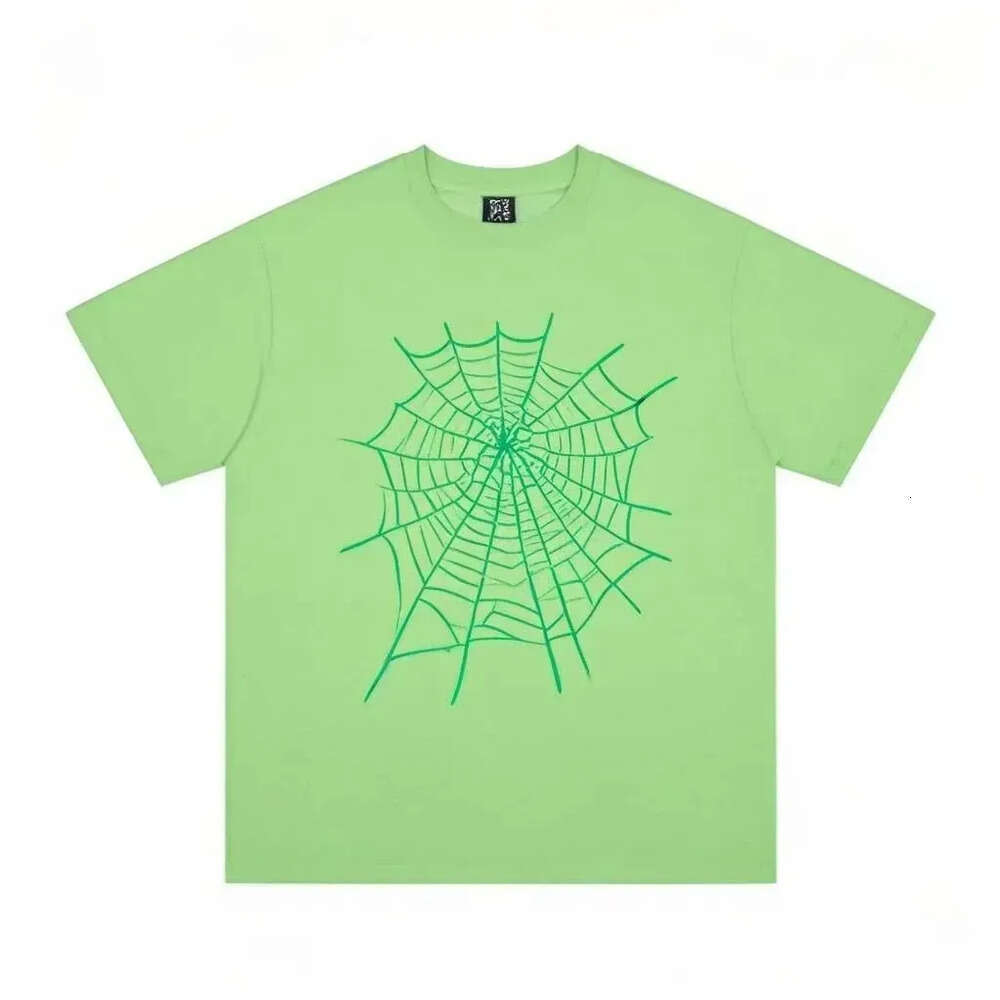 Spider T Shirt Designer Shirt Young Thug For Men Cotton Crew Neck Short Sleeve Black Spider Loose Fitting Oversized Printed Graphic Tee Spyder Sp5de