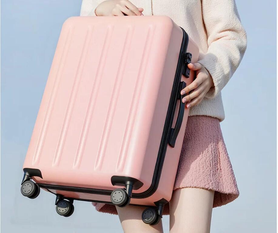 designer suitcase luggage koffer travel bag suitcases valise trolley case leather corner compact double pulley aluminum metal part carry-image-1104548385