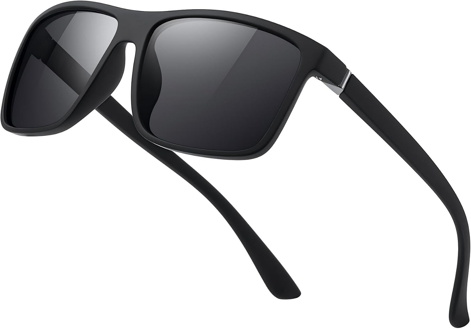 Sunglasses Men Polarized Sunglasses for Mens and Womens,Black Retro Sun Glasses Driving Fishing UV Protection