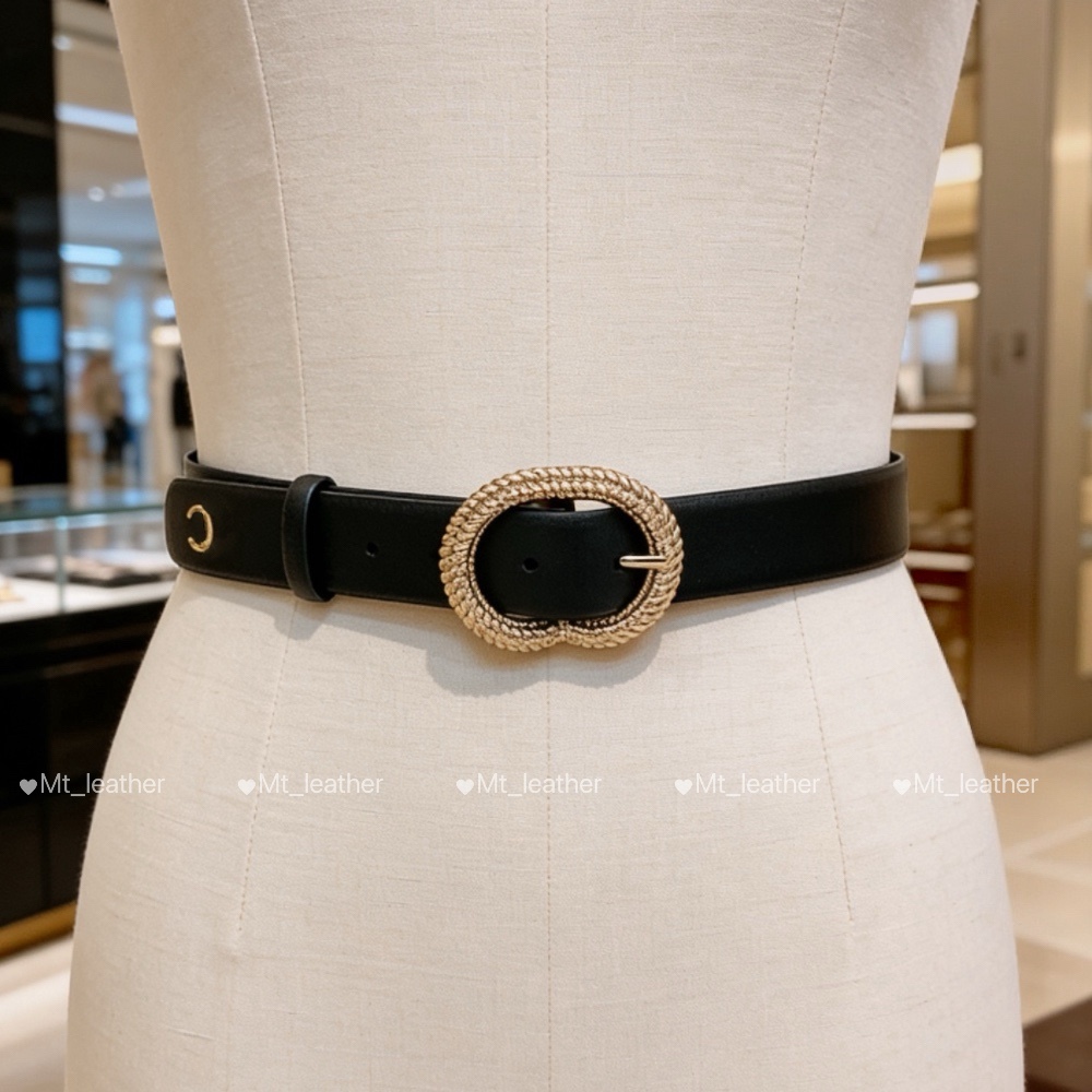 Designer Belt Women Leather Belt Luxury belt women designer width 3cm gold silver buckle smooth belt 7 Style optional with gift box hight quality wo