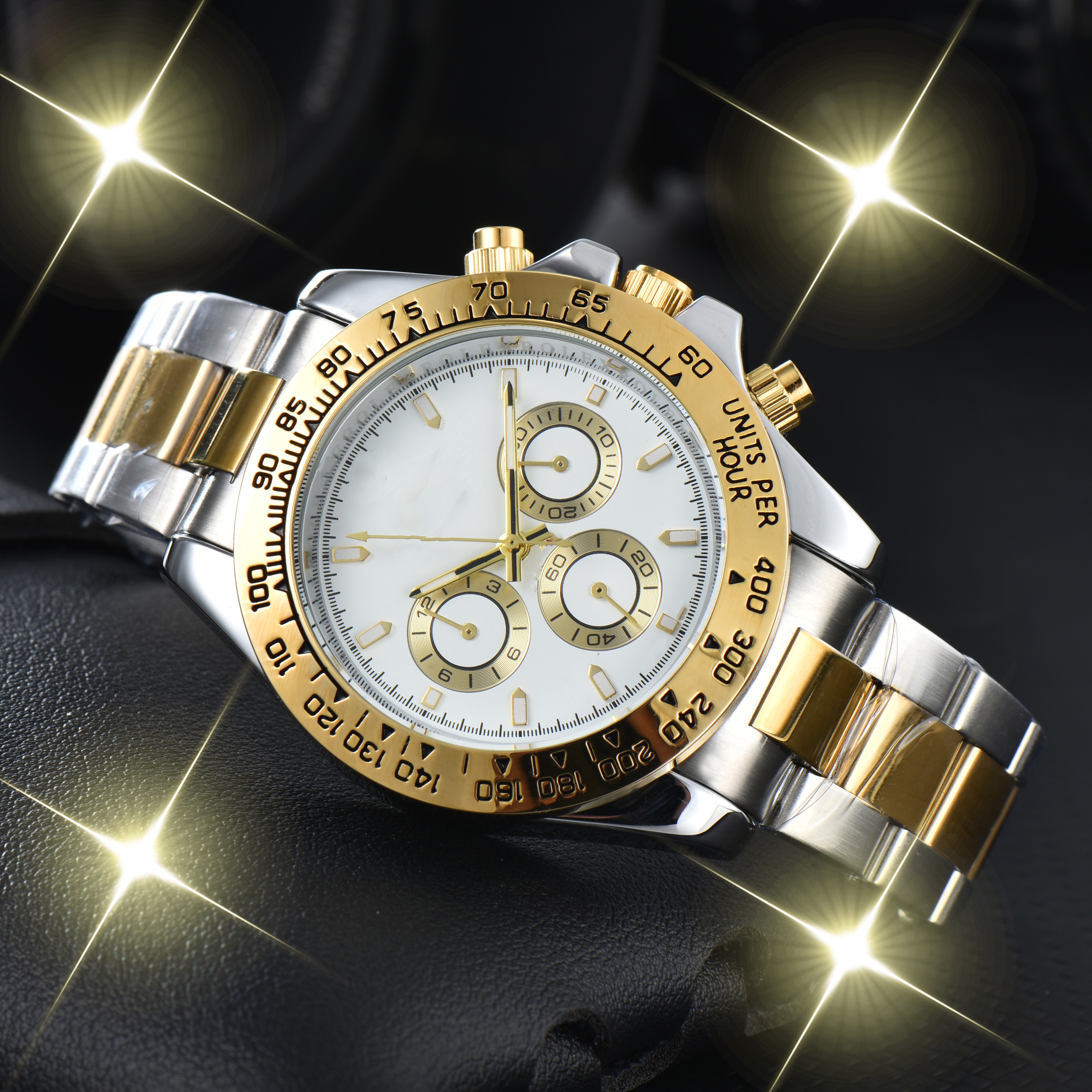 2026Mens DAYity TONAity Quartz Movement watch multifunction Wristwatch Designers Men Watches Stainless Steel Strap Gold Wristwatches Montre de luxe 802 $34