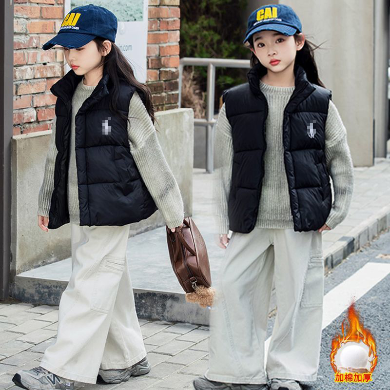 Baby Vest POLO Designer Kids Gilet Childrens Waistcoat Teenager Boys Girls Down Puffer Jacket