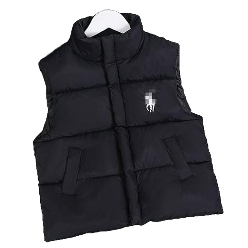 POLO Big Child Down Coat Kids Vest Baby Waistcoat Childrens Down Puffer Jacket Sleeveless Boys Girls Designer Brands Gilet