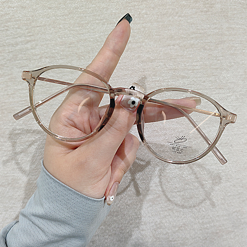 free shipping Popular ultra-light round-frame men women, anti-blue light, anti-fatigue, fashionable reading glasses for middle-aged and elderly peop