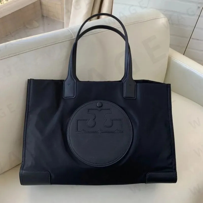 2026 New Nylon Tote Bag Large Lightweight Mom Shopping Shoulder Women's Bag, Versatile Minimalist Handheld Designer Purse, Casual Everyday Chic