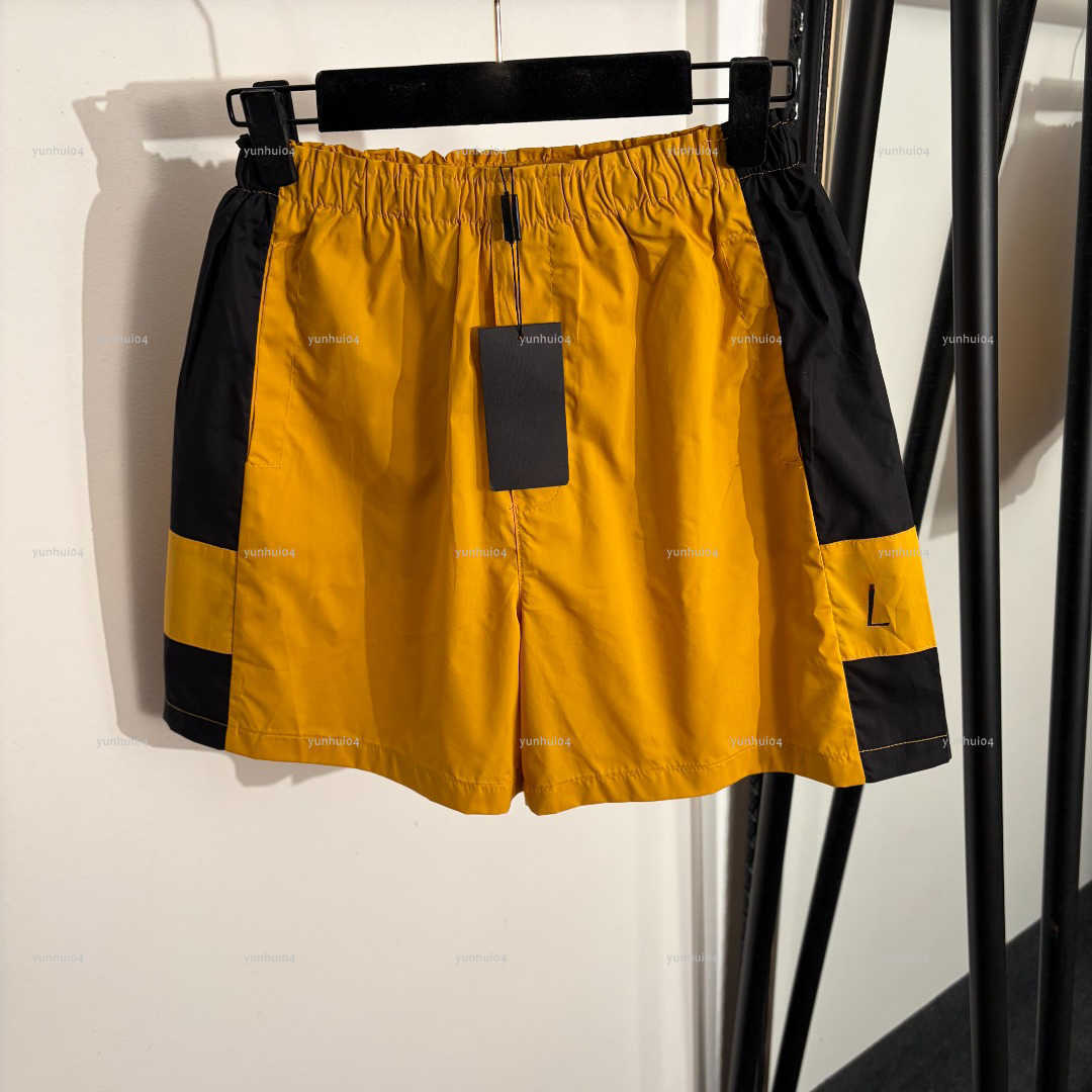 Popular minimalist women pants summer lady jeans women designer clothes side color blocked shorts A490X10N177-image-1104555054