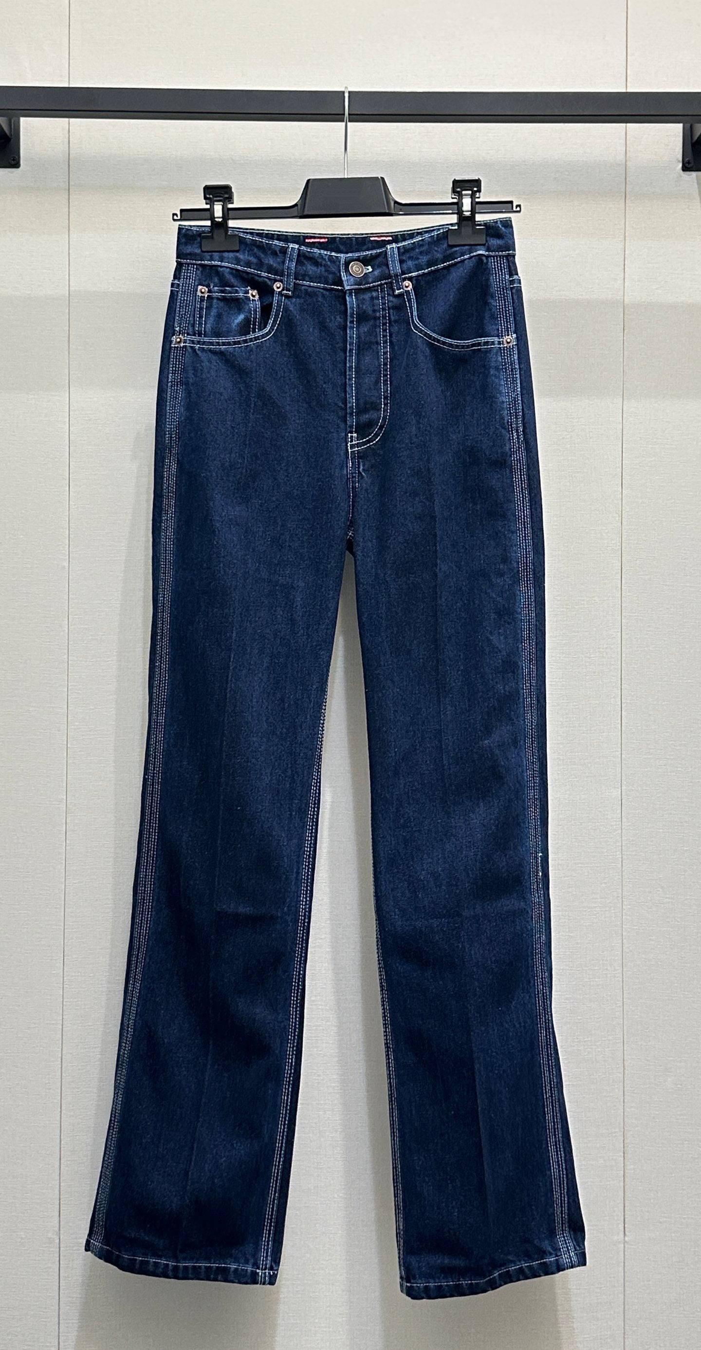 Milan Runway Jeans 2026 New Spring Summer Fashion Women's Designer Jeans Brand Same Style Pants 0504-5
