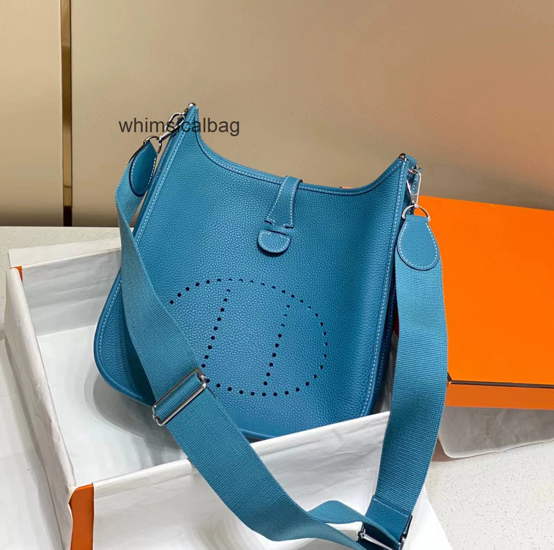 10a Top quality evelyne bag designer bag shoulder bag handbag taurillon clemence calfskin wax thread hand sewn 16cm 23cm 29cm bags designer women ba