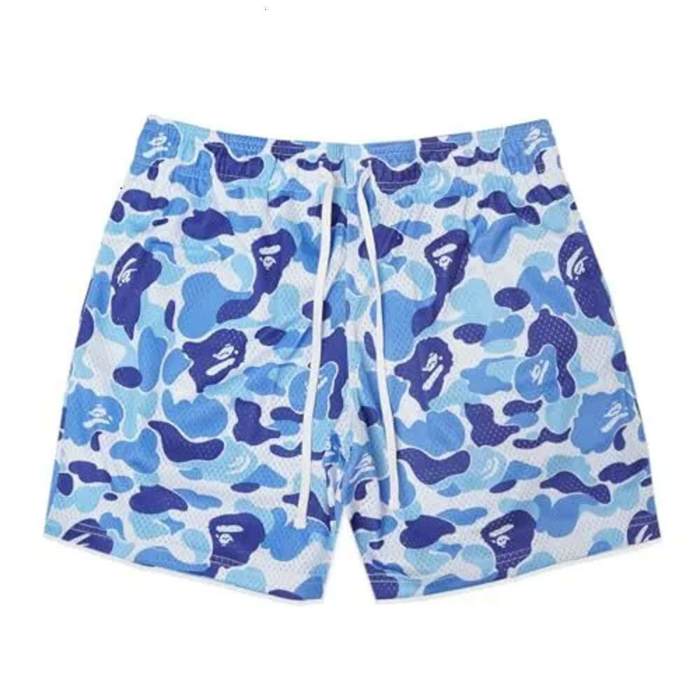 A Bathe Ape Men's Shorts Graphic Print Mesh Bathing Ape Basketball Athletic Workout Gym Shorts Fashion Patterns Daily Outfit Men's Clothin