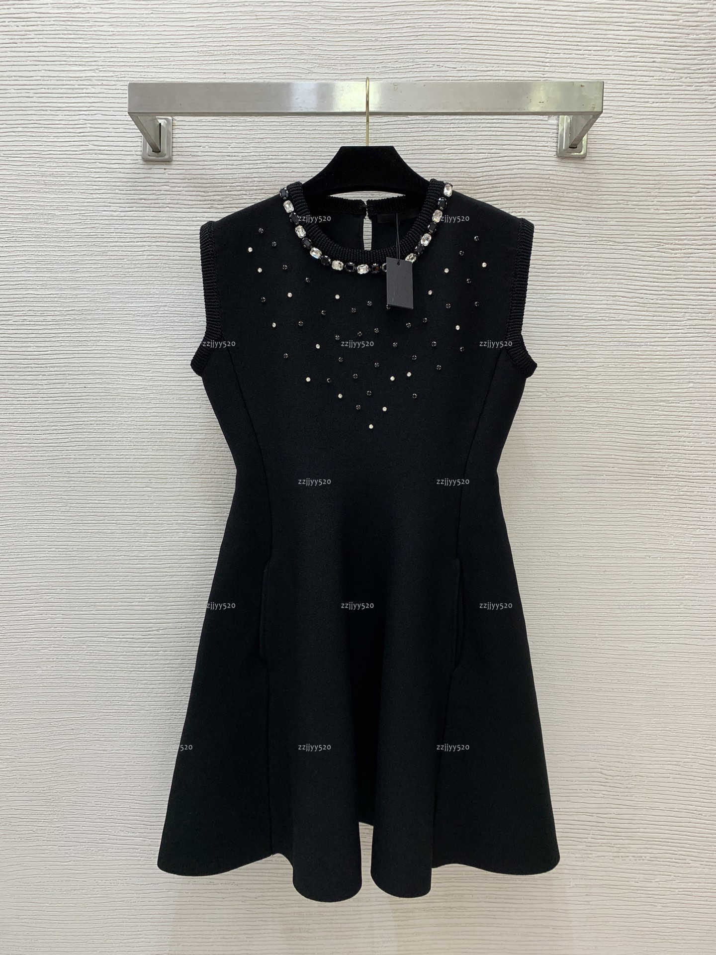 Brand Vest women dress Summer lady dresses women designer clothes sleeveless umbrella skirt A050X01N082-image-1104555017