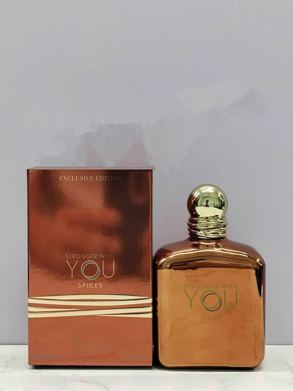 Designer Perfume Men Fragrance Stronger with You Powerfully Absolutely Intense Spices Eau De Parfum Man Cologne Spray Body Mist High Quality 100ml E