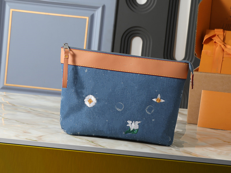 Sac de créateur de luxe, pochette à fermeture éclair pour hommes, mode décontractée, femmes, Pochette Voyage Souple, sac de Toilette, sac cosméti
