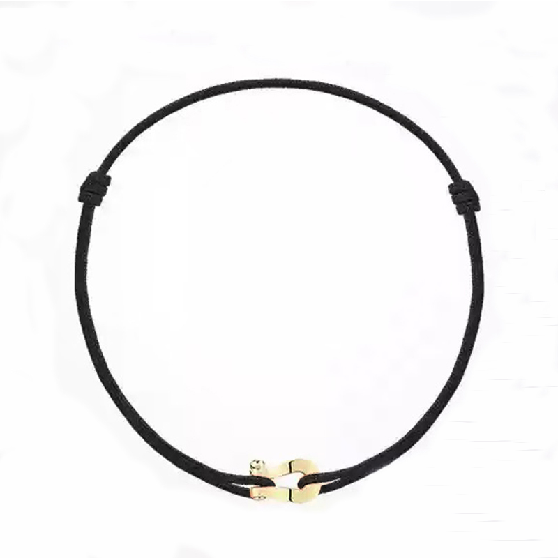 New Brand Freed Bracelet Classic Mini Horseshoe Buckle Rope Chain Bracelet High Quality Designer Jewelry for Women