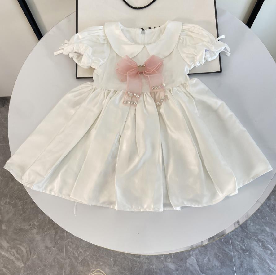 2026 NEW designer baby girls dresses skirts spring summer luxury girls full printed short-sleeved dresses baby skirts Princess Dress Girl's Dre