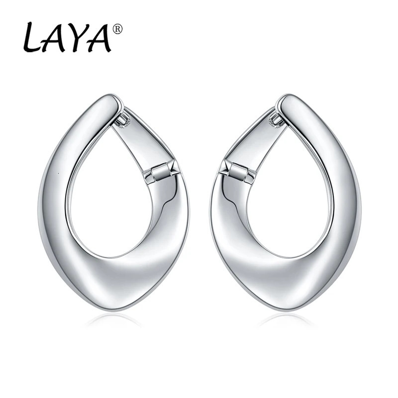 LAYA Drop Earrings For Women Mothers Day Oval Shape Personalized 925 Sterling Silver Original y Jewelry Trend 260430