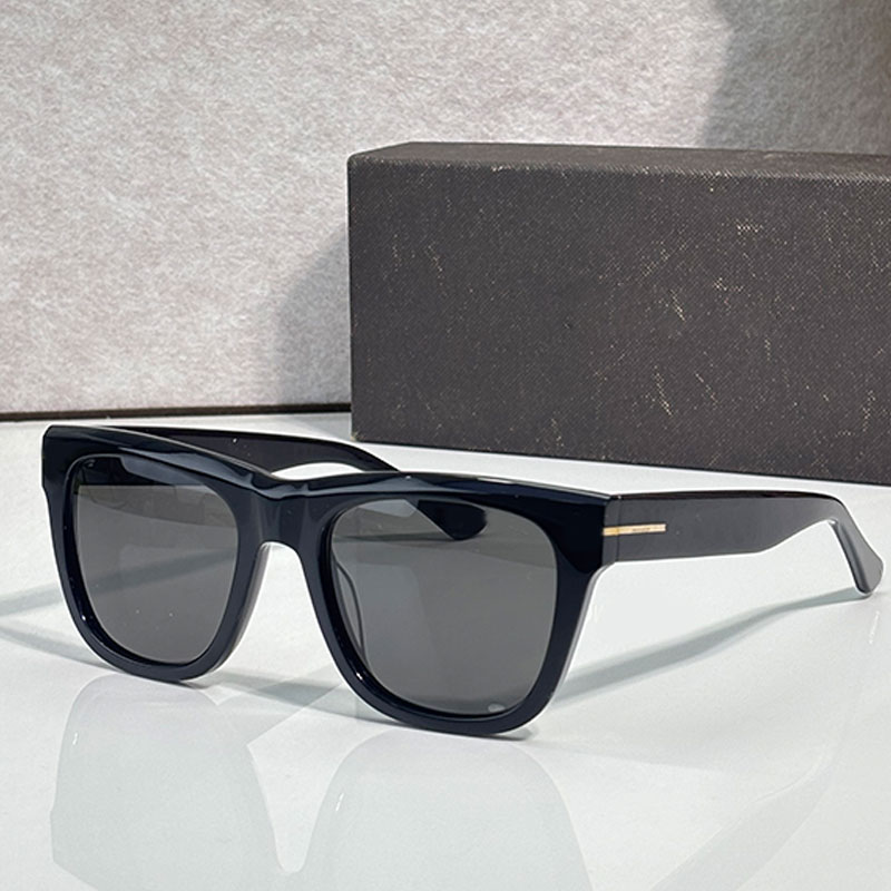 Designers classic square acetate fiber sunglasses FT1304 black full frame UV400 protective unisex business casual glasses come with box