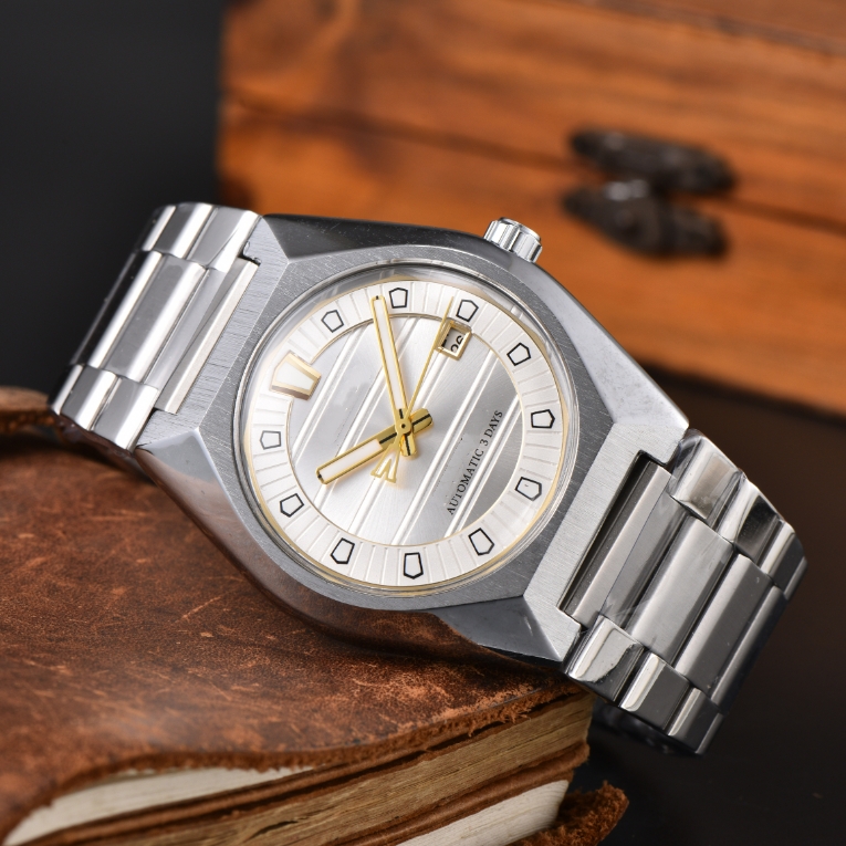 NEW classic Men Womens mens SEIKOly Automatic movement wristwatches High quality luxury stainless steel wristwatch PRESAGEity pins watch #132