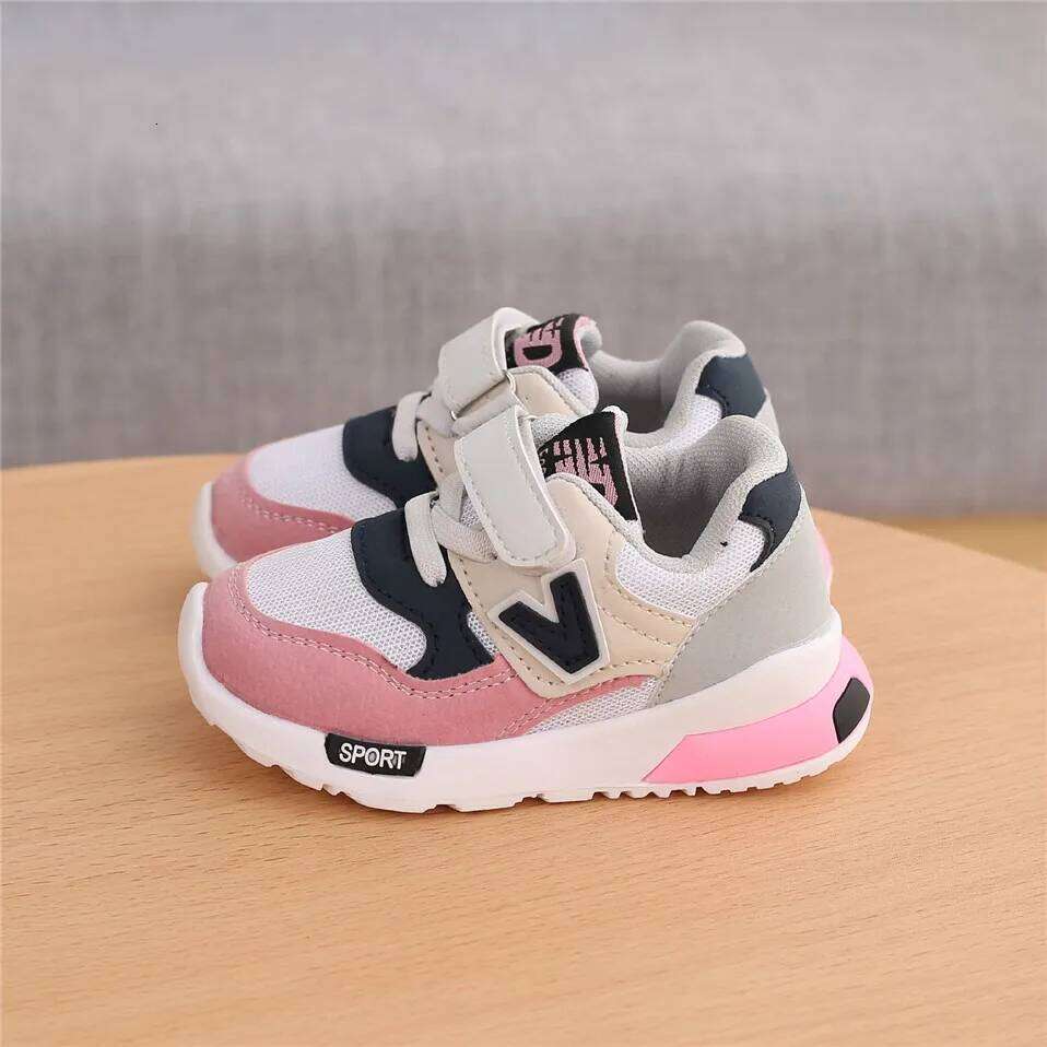 Spring Autumn Kids Baby Boys Girls Children's Casual Sneakers Breathable Soft Anti-Slip Running Sports Shoes Size 26L0505
