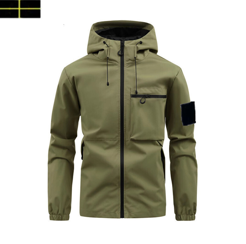 Jacket Unisex Hooded Coat Spring Autumn Lightweight Windproof Loose Outerwear Casual Streetwear Zip Up Jacket Men Women Daily Outdoor Travel Wear