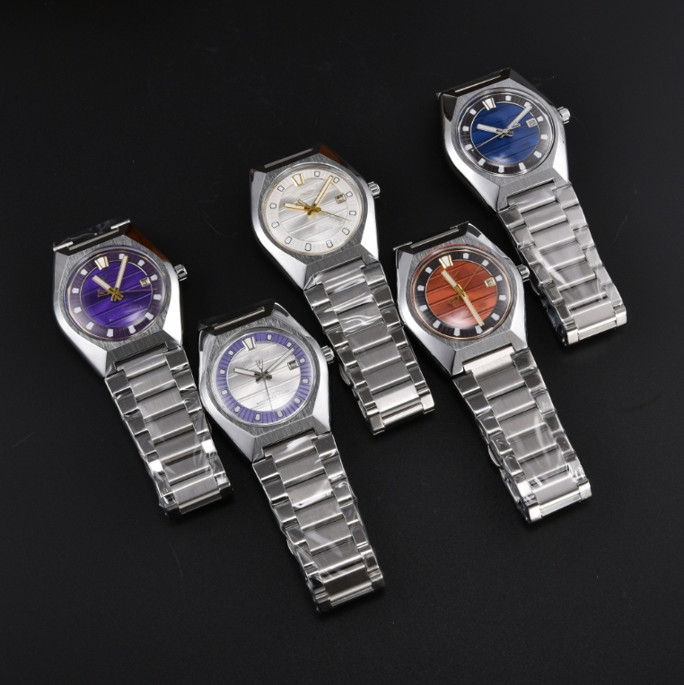 2026 New luxury KINGity Womens mens SEIKOity Mechanical automation wristwatches comfortable stainless steel strap waterproof luminous top quality watches 121 $59