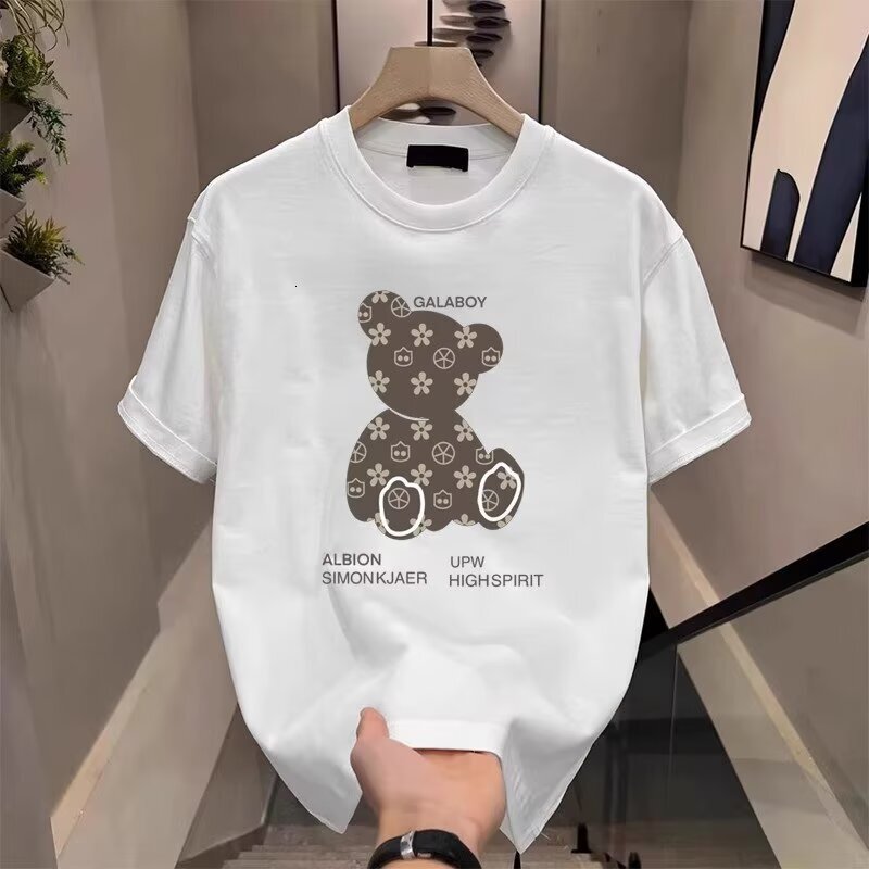 Mens Designer Clothes Delivery Essential Men's Pure Cotton Short-sleeve T-shirt For Summer|drop Shipping|pure Cotton Print Sweat-absorbent And