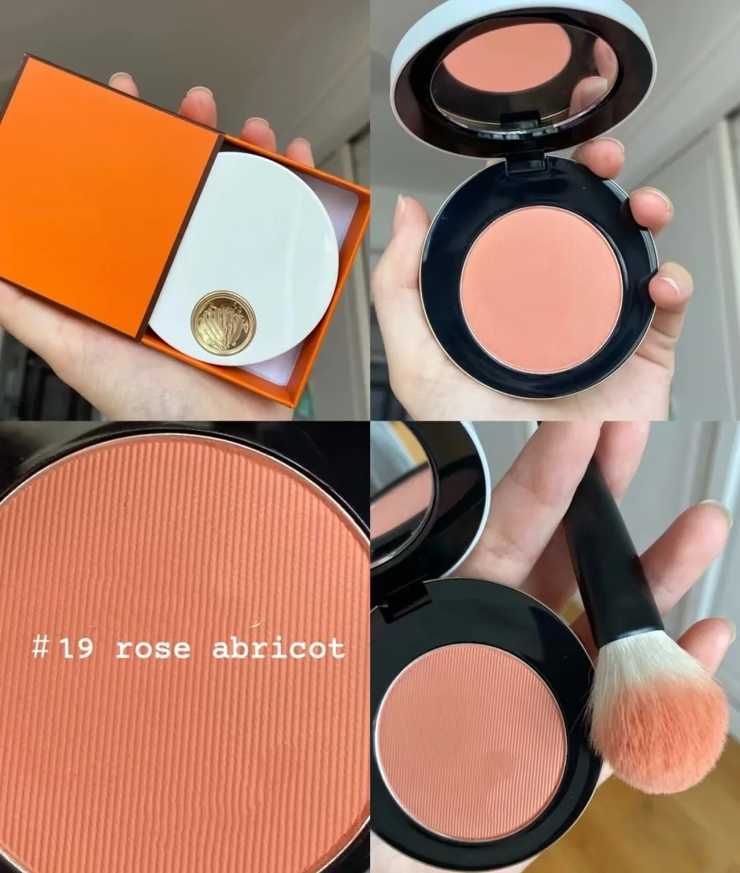 Silky Blush Powder 6g Face Eye Cheek Blusher Palette FARD A JOUES POUDRE SOYEUSE Brand Beauty Makeup Blushes 5 Colors Rose Abricot Plume Nuit Omb-image-1104679613
