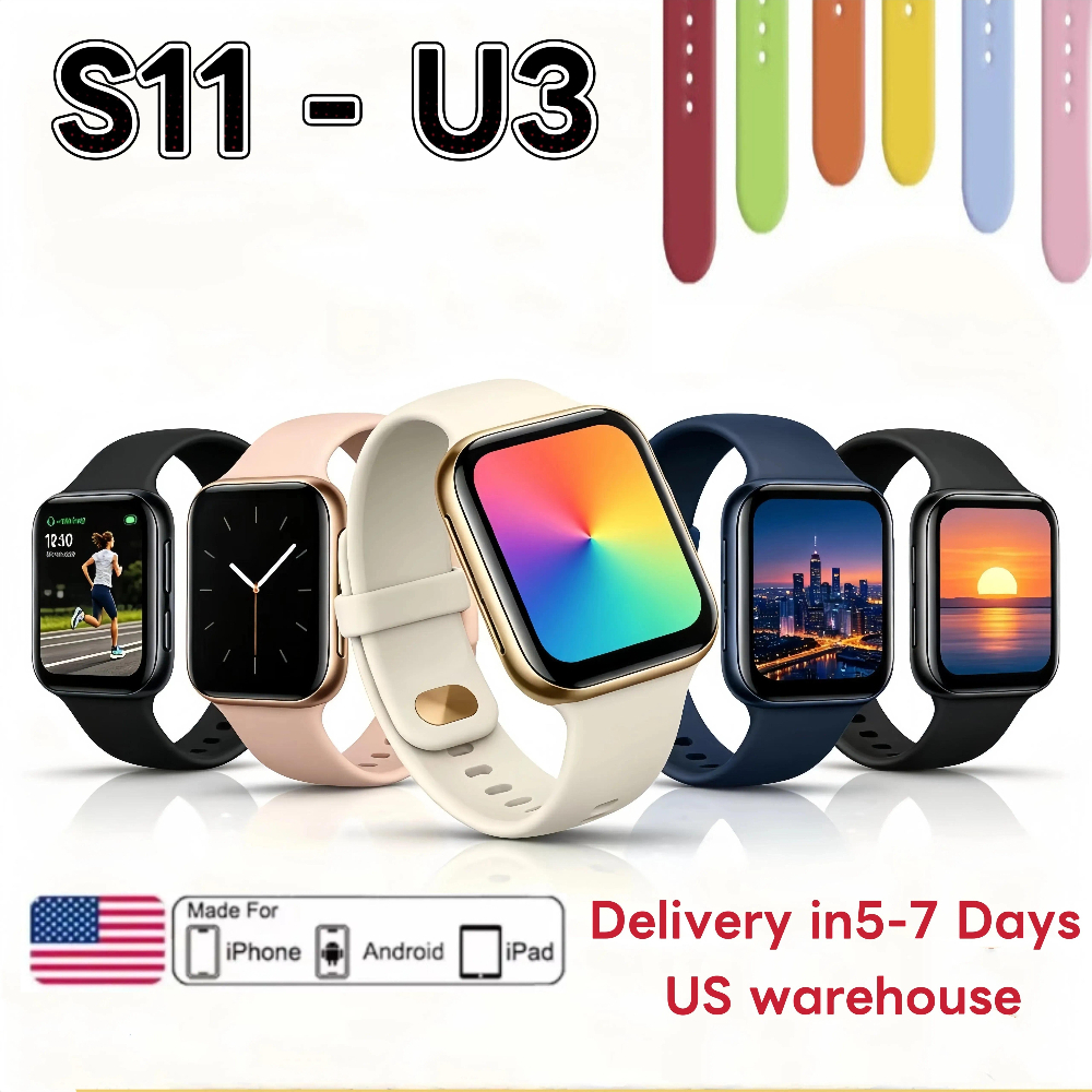 S11 Ultra3 46mm Smart Watch, Wireless Charging Fitness Tracker Sport Watch for Men Women, Android iOS Universal Bands, Touch Screen-image-1104708607