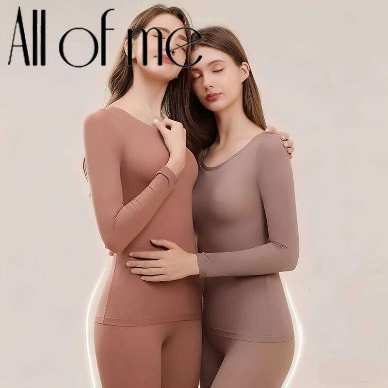 1Pcs Winter Autumn Women Underwear Long Sleeves Bottoming Shirt Pullover Elastane Casual Solid Ladies Basic Thermal Tops