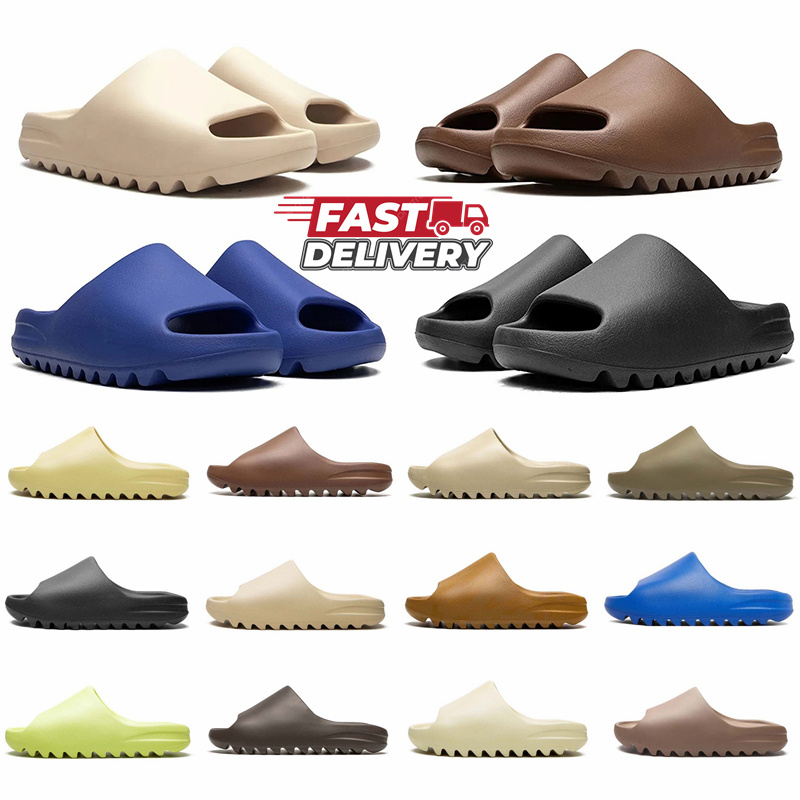 designer Sandals Slippers Floral Slippers Leather and Flats Sandals Summer Beach Shoes Bottoms men slides Slippers with box 36-47-image-987454618