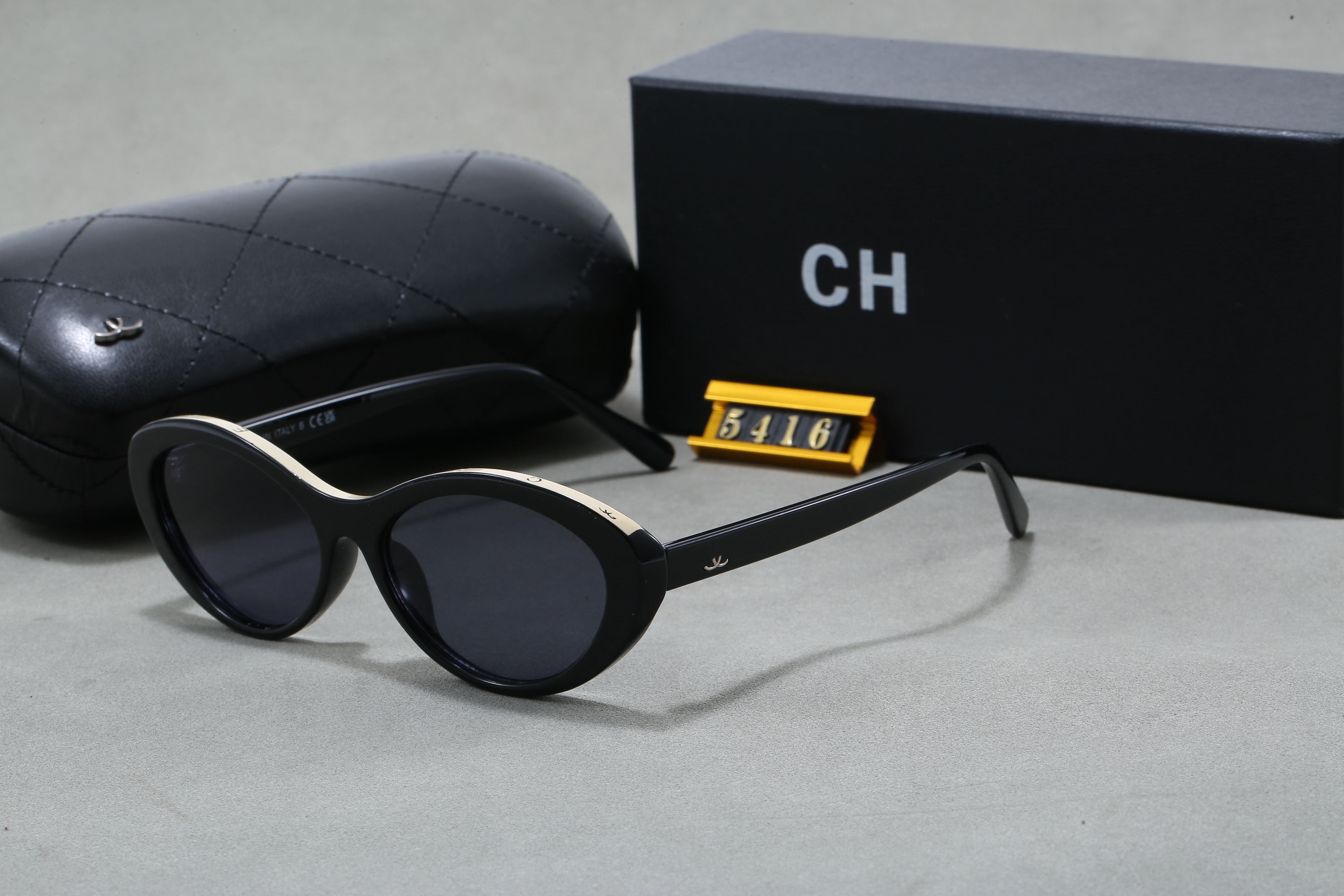 Designer Sunglasses for Women - Cream White Cat Eye Sunglasses with Brown Lens Retro UV400 European American Style Shades