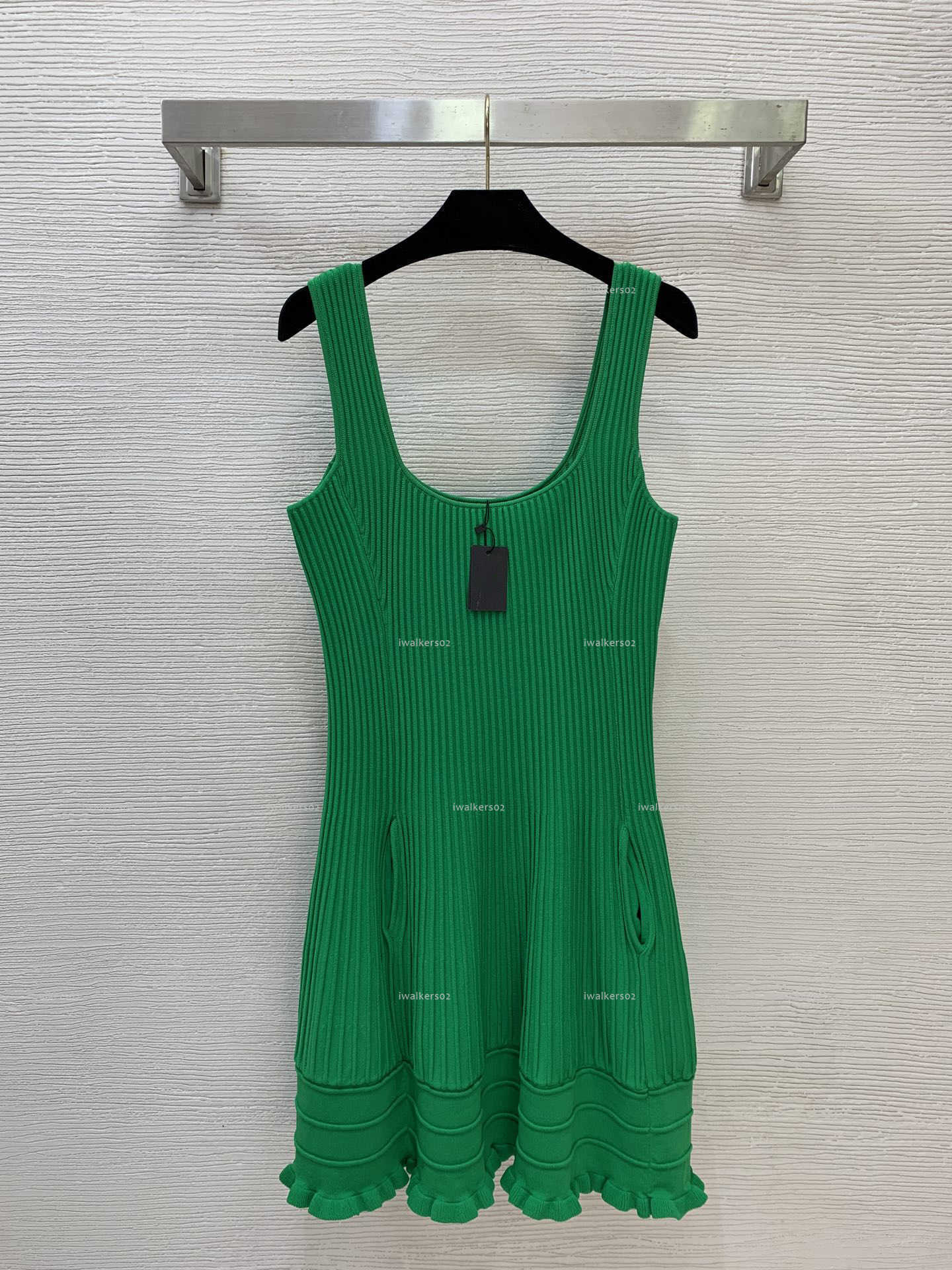 Classics vest women dress Summer lady dresses women designer clothes knitted vest skirt A050X01N082-image-1104662749